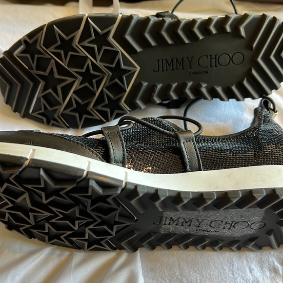 Jimmy Choo walking shoes black shiny - Picture 4 of 5